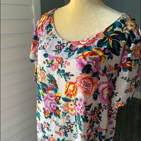 PREMISE STUDIO FLORAL BLOUSE SIZE 3x (plus size) - Picture 4 of 8